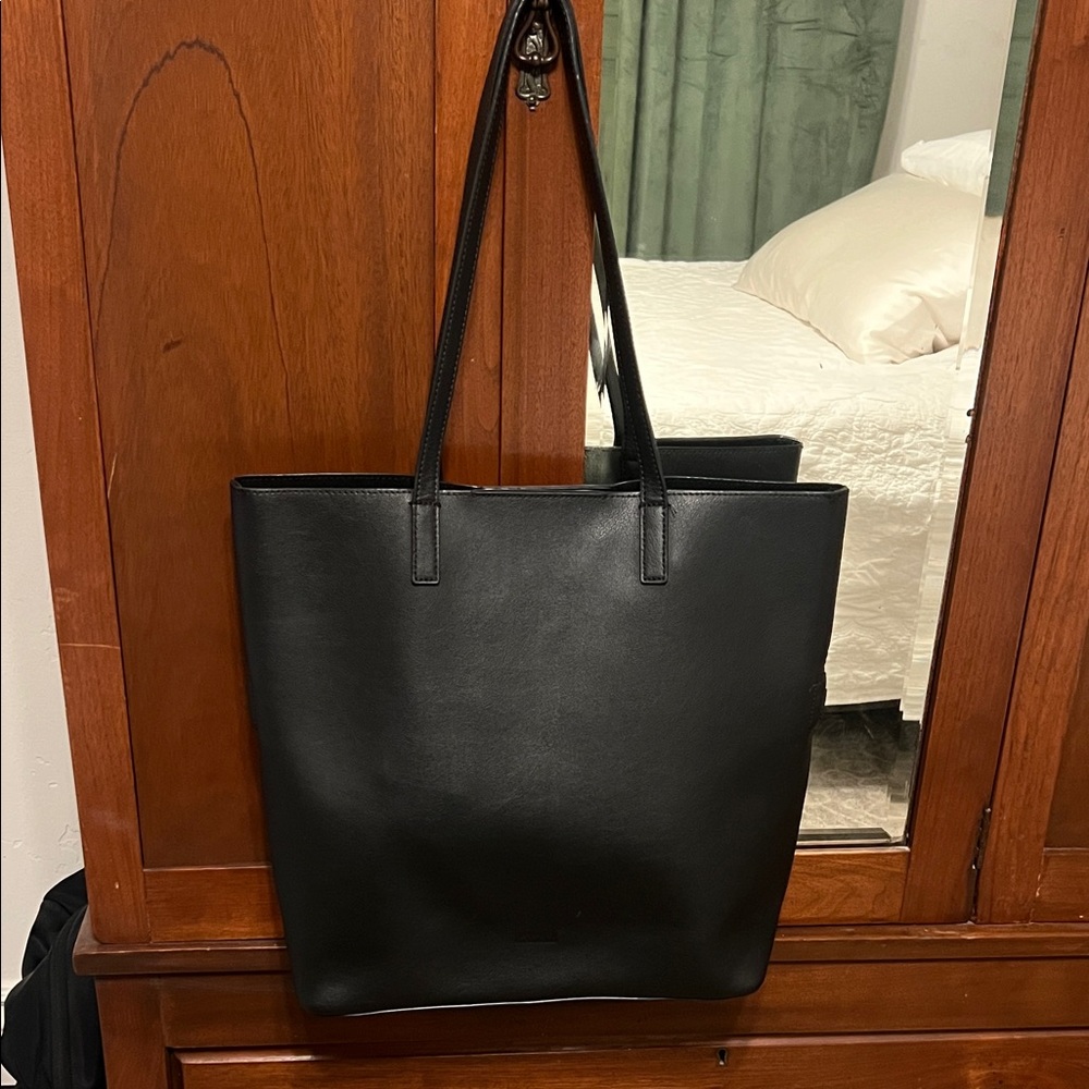 Away Launched Leather Tote monogram with LKV (HAS BEEN BLOCKED OUT SEE PHOTOS)